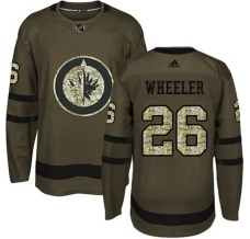 Miesten Winnipeg Jets Blake Wheeler 26 Pelipaita Camo Green Authentic
