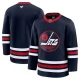 Miesten Winnipeg Jets Blank Pelipaita 2021-22 Navy Premium Vaihtoehtoinen