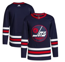 Miesten Winnipeg Jets Blank Pelipaita 2021-22 Primegreen Navy Authentic Vaihtoehtoinen