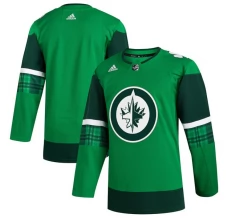 Miesten Winnipeg Jets Blank Pelipaita 2023 St. Patrick's Day Primegreen Vihreä Authentic Vaihtoehtoinen