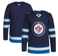 Miesten Winnipeg Jets Blank Pelipaita Navy Authentic Koti