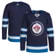Miesten Winnipeg Jets Blank Pelipaita Navy Authentic Koti