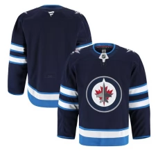 Miesten Winnipeg Jets Blank Pelipaita Navy Authentic Pro Koti