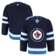 Miesten Winnipeg Jets Blank Pelipaita Navy Authentic Pro Koti