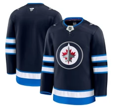 Miesten Winnipeg Jets Blank Pelipaita Navy Premium Koti