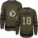 Miesten Winnipeg Jets Bryan Little 18 Pelipaita Camo Green Authentic