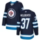 Miesten Winnipeg Jets Connor Hellebuyck 37 Pelipaita Navy Authentic
