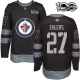 Miesten Winnipeg Jets Nikolaj Ehlers 27 Pelipaita 1917-2017 100th Anniversary Patch Musta Authentic
