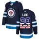 Miesten Winnipeg Jets Patrik Laine 29 Pelipaita USA Flag Fashion Navy Authentic