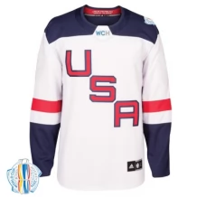 Miesten Yhdysvallat Blank Pelipaita 2016 World Cup of Hockey Valkoinen Authentic