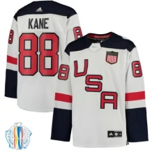 Miesten Yhdysvallat Patrick Kane 88 Pelipaita 2016 World Cup of Hockey Valkoinen Authentic