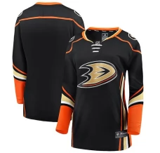 Naisten Anaheim Ducks Blank Pelipaita Musta Breakaway Koti