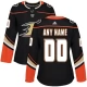 Naisten Anaheim Ducks Custom Pelipaita Musta Authentic