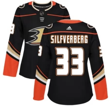 Naisten Anaheim Ducks Jakob Silfverberg 33 Pelipaita Musta Authentic