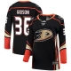 Naisten Anaheim Ducks John Gibson 36 Pelipaita Musta Breakaway Koti