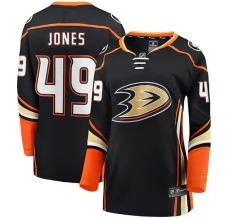 Naisten Anaheim Ducks Max Jones 49 Pelipaita Musta Breakaway Koti