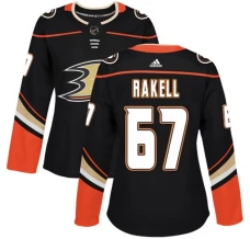 Naisten Anaheim Ducks Rickard Rakell 67 Pelipaita Musta Authentic