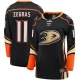 Naisten Anaheim Ducks Trevor Zegras 11 Pelipaita Musta Breakaway Koti