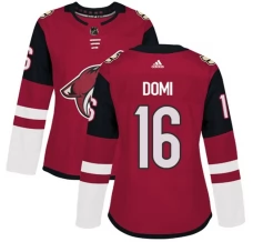 Naisten Arizona Coyotes Max Domi 16 Pelipaita Maroon Authentic