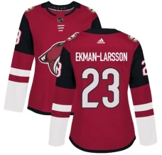 Naisten Arizona Coyotes Oliver Ekman-Larsson 23 Pelipaita Maroon Authentic