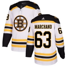 Naisten Boston Bruins Brad Marchand 63 Pelipaita Valkoinen Authentic