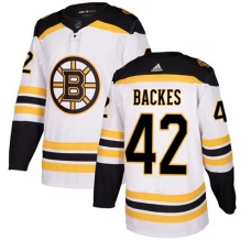 Naisten Boston Bruins David Backes 42 Pelipaita Valkoinen Authentic