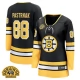 Naisten Boston Bruins David Pastrnak 88 Pelipaita 100th Anniversary Patch Keltainen Premier Breakaway Vaihtoehtoinen