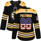 Naisten Boston Bruins David Pastrnak 88 Pelipaita USA Flag Fashion Musta Authentic