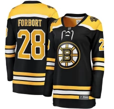 Naisten Boston Bruins Derek Forbort 28 Pelipaita Musta Breakaway Koti