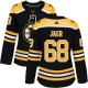 Naisten Boston Bruins Jaromir Jagr 68 Pelipaita Musta Authentic