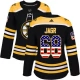 Naisten Boston Bruins Jaromir Jagr 68 Pelipaita USA Flag Fashion Musta Authentic