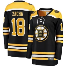 Naisten Boston Bruins Pavel Zacha 18 Pelipaita Musta Breakaway Koti