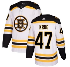 Naisten Boston Bruins Torey Krug 47 Pelipaita Valkoinen Authentic