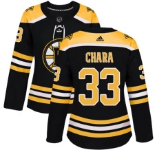 Naisten Boston Bruins Zdeno Chara 33 Pelipaita Musta Authentic