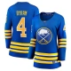 Naisten Buffalo Sabres Bowen Byram 4 Pelipaita Royal Breakaway Koti