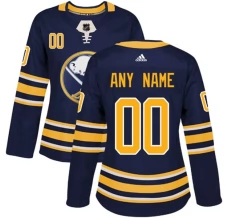Naisten Buffalo Sabres Custom Pelipaita Navy Authentic