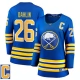 Naisten Buffalo Sabres Rasmus Dahlin 26 Pelipaita Captain Patch Royal Breakaway Koti