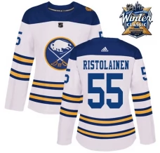 Naisten Buffalo Sabres Rasmus Ristolainen 55 Pelipaita 2018 Winter Classic Patch Valkoinen Authentic