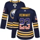 Naisten Buffalo Sabres Sam Reinhart 23 Pelipaita USA Flag Fashion Navy Authentic