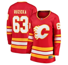 Naisten Calgary Flames Adam Ruzicka 63 Pelipaita Punainen Breakaway Koti