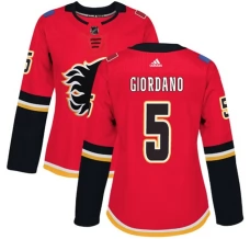 Naisten Calgary Flames Mark Giordano 5 Pelipaita Punainen Authentic