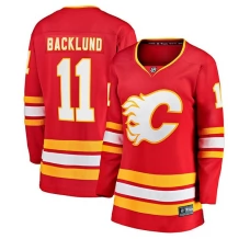 Naisten Calgary Flames Mikael Backlund 11 Pelipaita Punainen Breakaway Koti