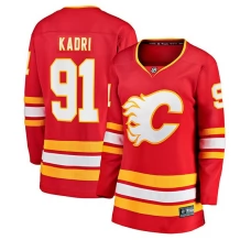 Naisten Calgary Flames Nazem Kadri 91 Pelipaita Punainen Breakaway Koti