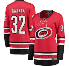 Naisten Carolina Hurricanes Antti Raanta 32 Pelipaita Punainen Breakaway Vaihtoehtoinen