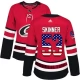 Naisten Carolina Hurricanes Jeff Skinner 53 Pelipaita USA Flag Fashion Punainen Authentic