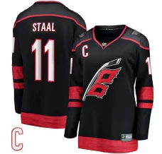 Naisten Carolina Hurricanes Jordan Staal 11 Pelipaita Captain Patch Musta Breakaway Koti