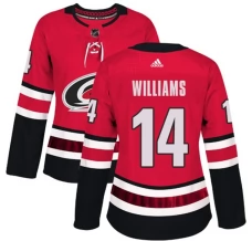Naisten Carolina Hurricanes Justin Williams 14 Pelipaita Punainen Authentic