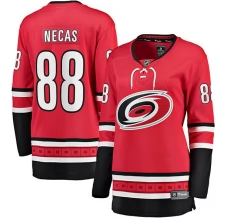 Naisten Carolina Hurricanes Martin Necas 88 Pelipaita Punainen Breakaway Vaihtoehtoinen