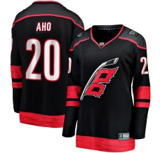 Naisten Carolina Hurricanes Sebastian Aho 20 Pelipaita Musta Breakaway Koti