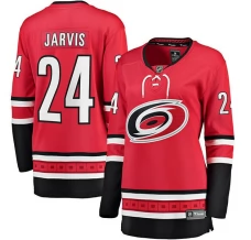 Naisten Carolina Hurricanes Seth Jarvis 24 Pelipaita Punainen Breakaway Vaihtoehtoinen